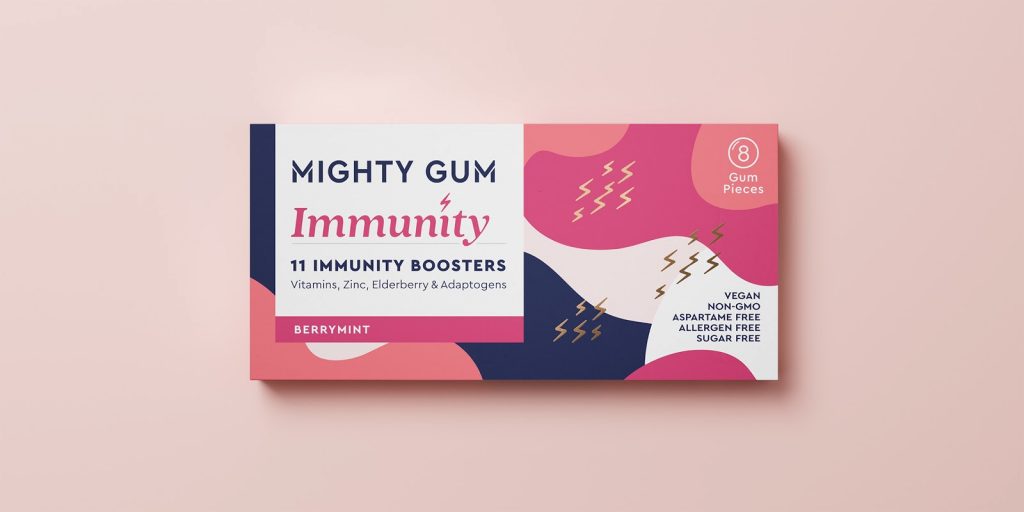 Design - Mighty Gum - packaging