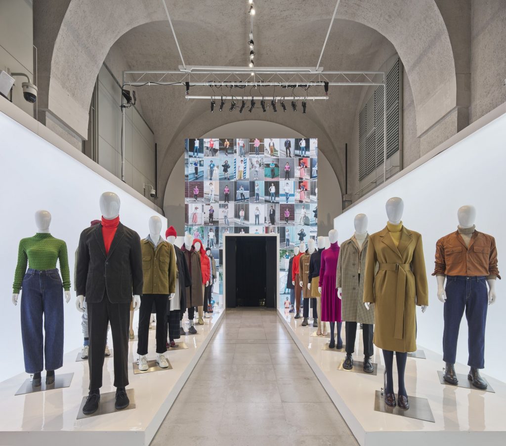 uniqlo exhibition by pentagram