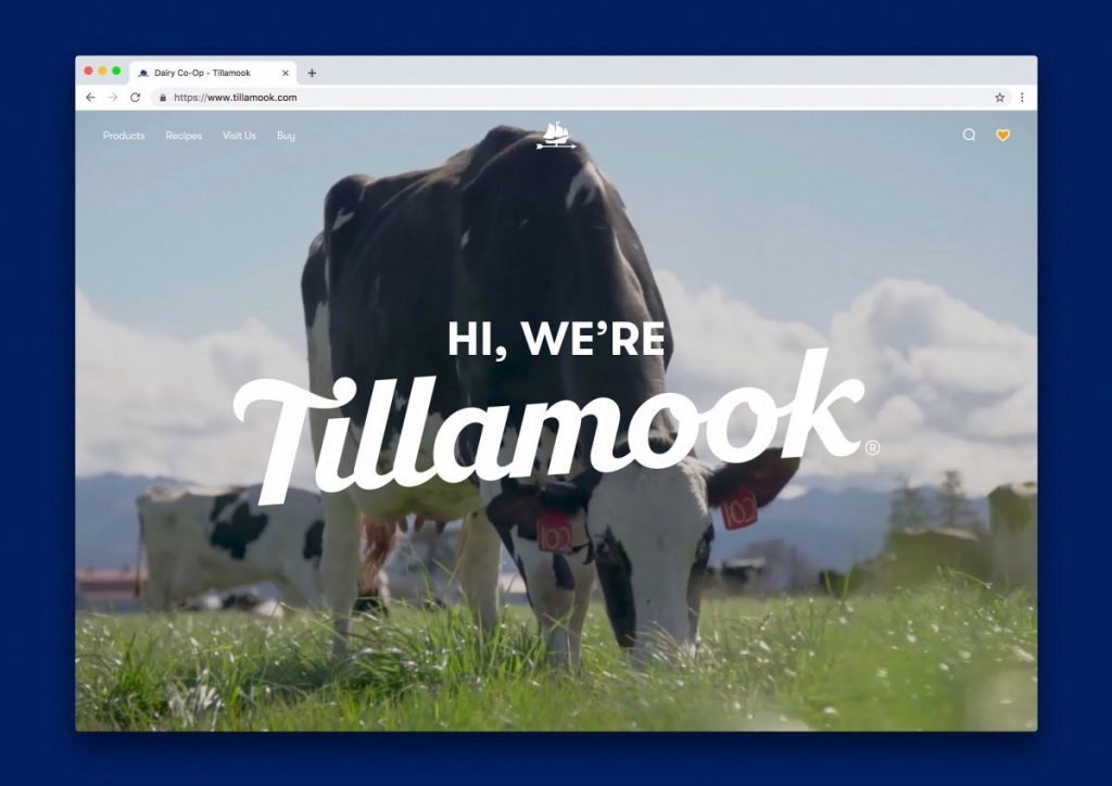 Tillamook - web site