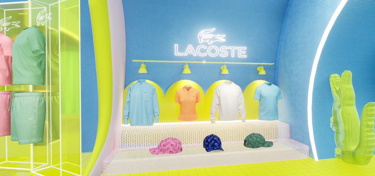 Lacoste cuts the ribbon on virtual holiday store